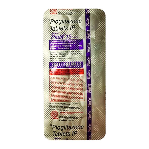 PIOLIT 15 Tablet 10's