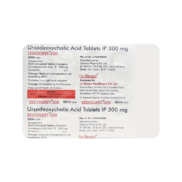 Sedogest 300mg Tablet 10'S