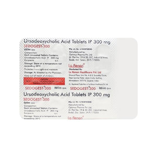 Sedogest 300mg Tablet 10'S