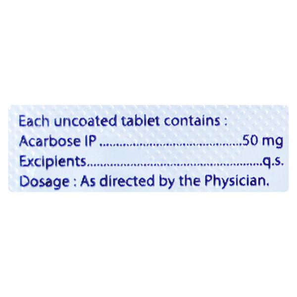 GLUCODAC 50 Tablet 10's