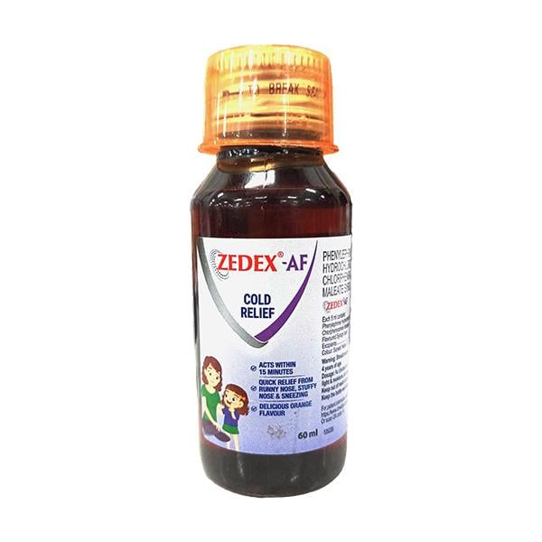 ZEDEX AF Delicious Orange Flavour Syrup 60ml