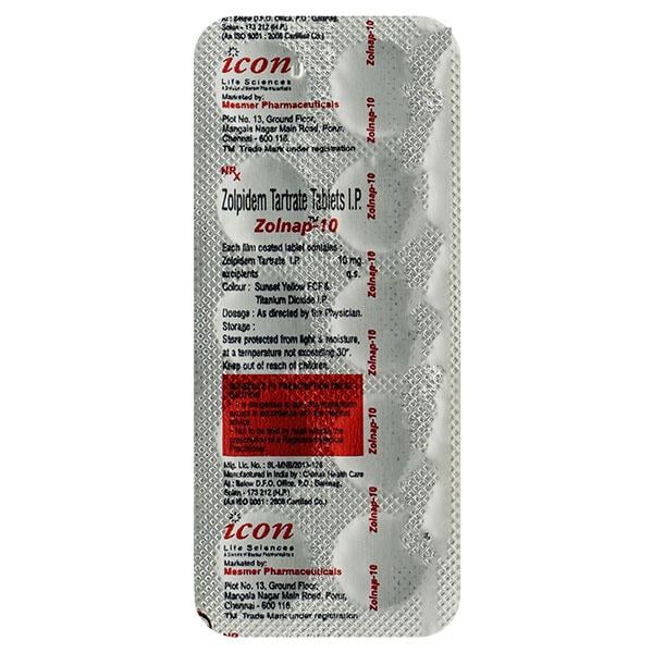 Zolnap 10mg Tablet 10'S