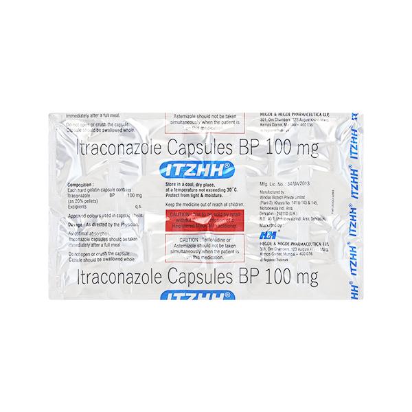 Itzhh 100mg Capsule 10'S