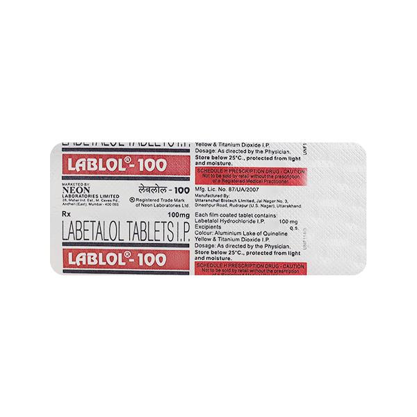 Lablol 100mg Tablet 10'S
