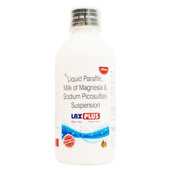 LAX PLUS Sugar Free Mix Fruit & Vanilla Flavour Suspension 200ml