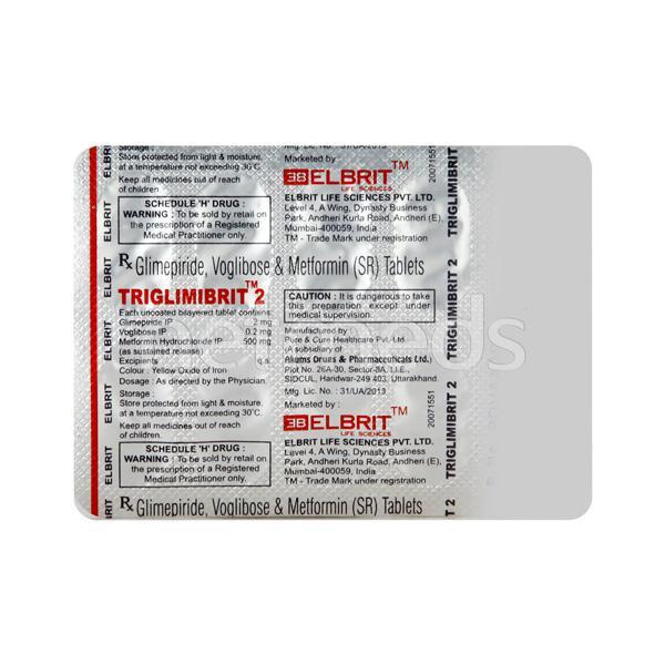 Triglimibrit 2mg Tablet 10'S