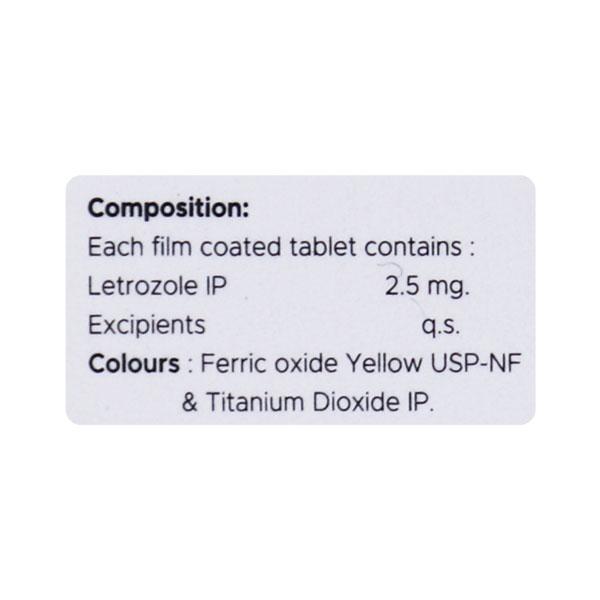 LETZOL 2.5 Tablet 5's