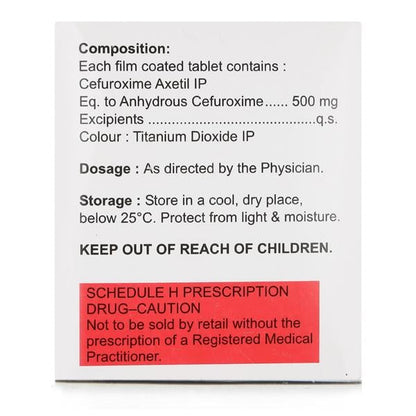 Augxetil 500mg Tablet 10'S