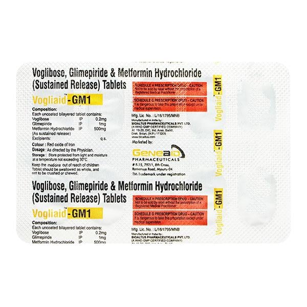 VOGLIAID GM 1 Tablet 10's