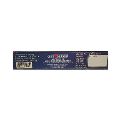ZEAGRA 100mg Tablet 4's