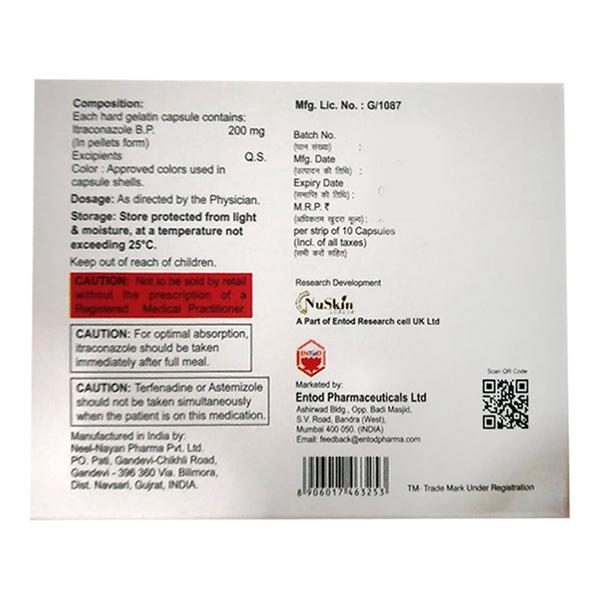 SKINITRA 200 Capsule 10's