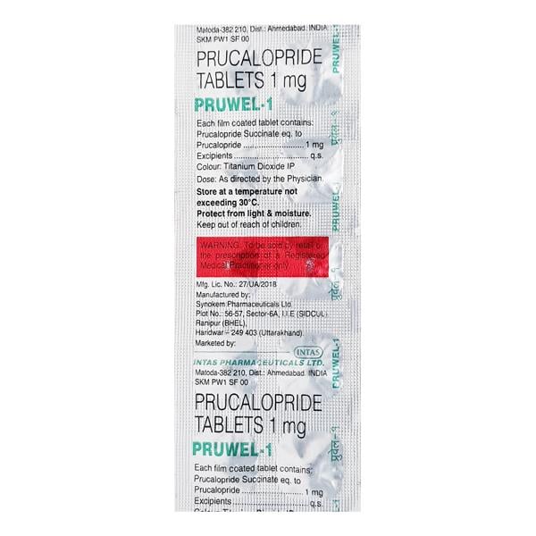Pruwel 1mg Tablet 10'S