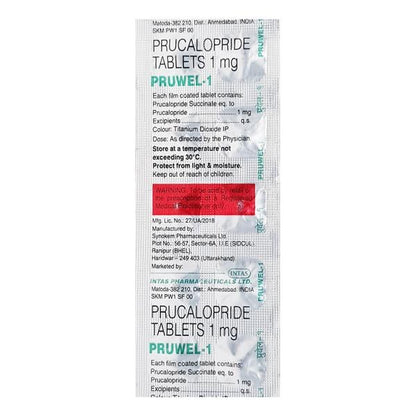 Pruwel 1mg Tablet 10'S