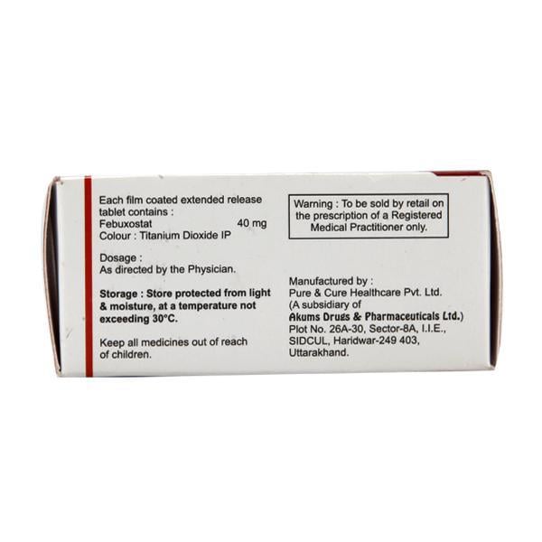 Fexanto ER 40mg Tablet 10'S
