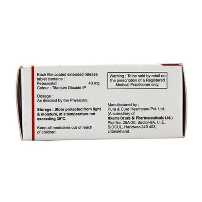 Fexanto ER 40mg Tablet 10'S