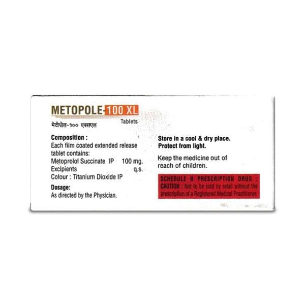 METOPOLE 100 XL Tablet 10's