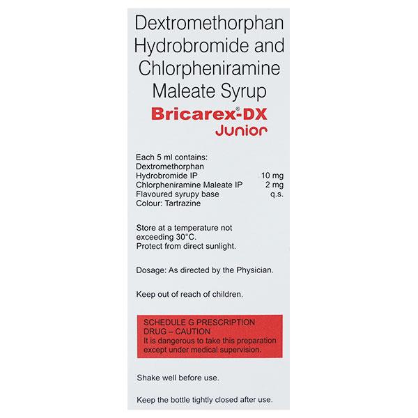 BRICAREX DX JUNIOR Syrup 100ml