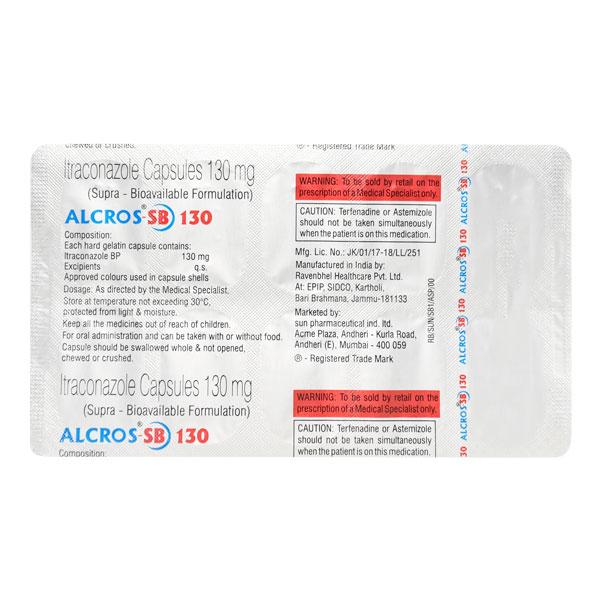 ALCROS SB 130 Capsule 10's