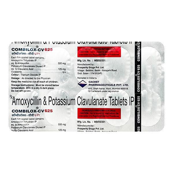 COMBILOX CV 625 Tablet 10's