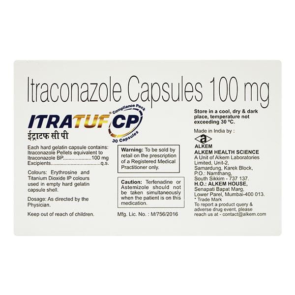 ITRATUF CP 100mg Capsule 30's