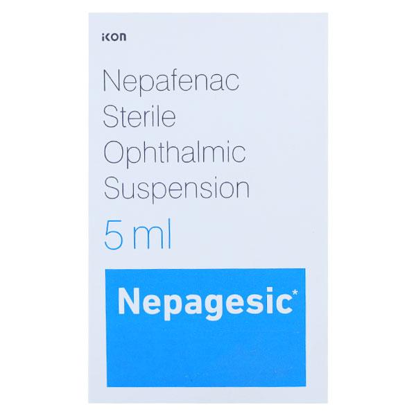 NEPAGESIC 0.1% Ophthalmic Suspension 5ml