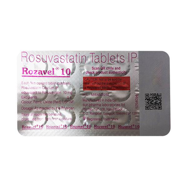 ROZAVEL 10 Tablet 15's