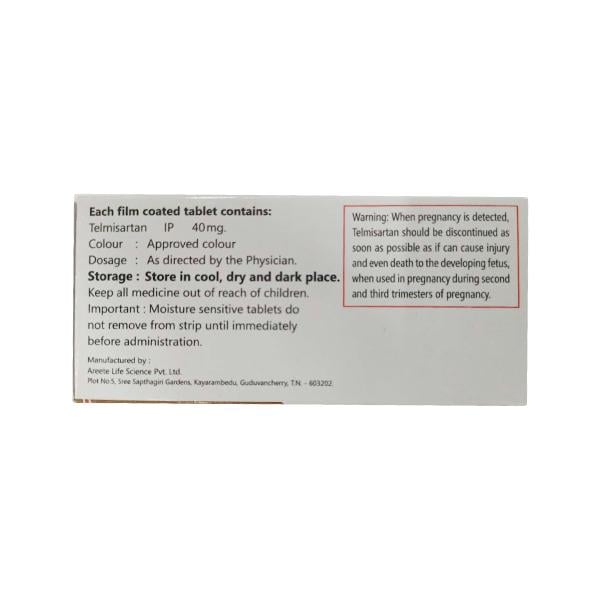 TELMISTIN 40 Tablet 10's