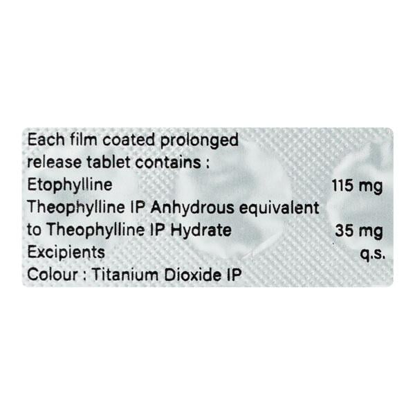Deriphyllin Retard 150mg Tablet 30'S