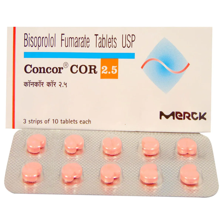 Concor Cor 2.5mg Tablet