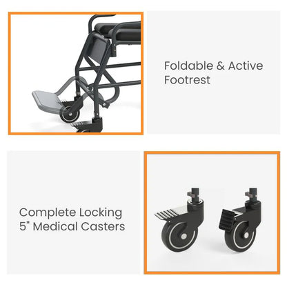 Frido 2000 Commode Wheelchair