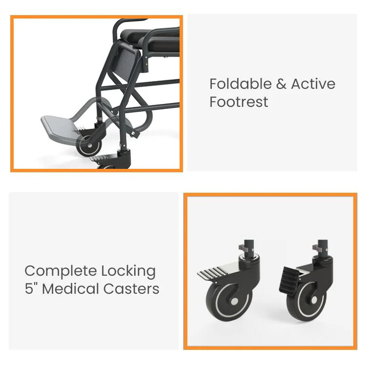Frido 2000 Commode Wheelchair