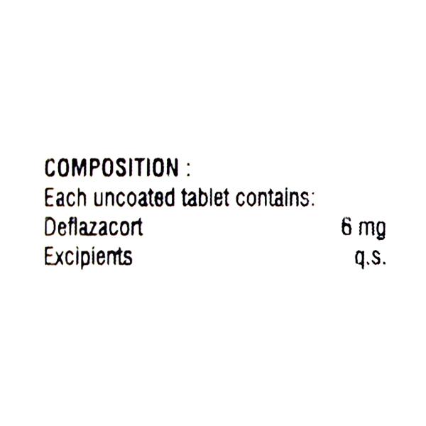DEFLOGRAF 6mg Tablet 10's