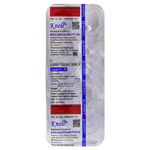LOSANOL 25 Tablet 10's