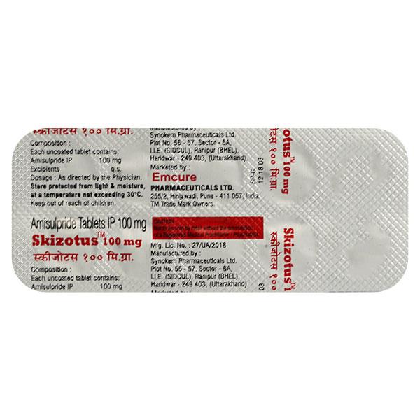 Skizotus 100mg Tablet 10'S