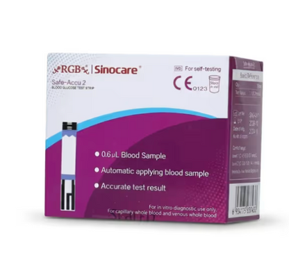 RGB Safe-Accu 2 Glucometer Strip