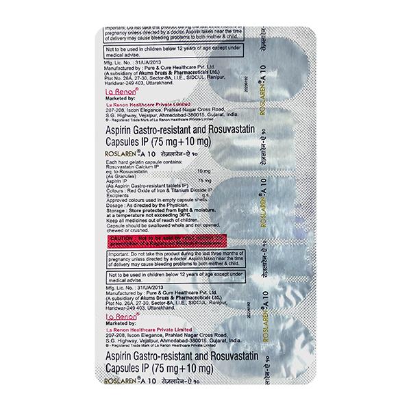 ROSLAREN A 10 Capsule 10's