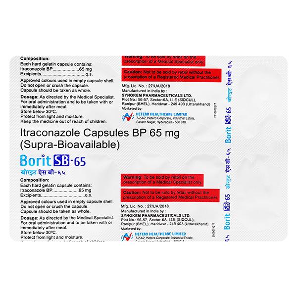 BORIT SB 65 Capsule 10's