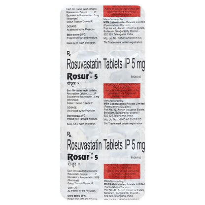 Rosur 5mg Tablet 10'S
