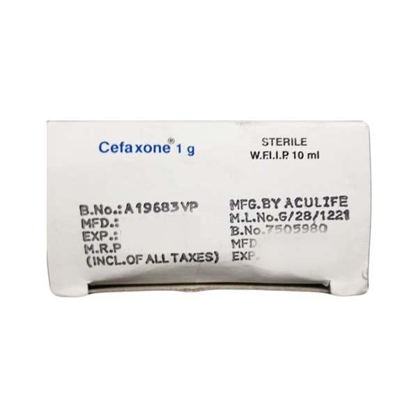 Cefaxone 1gm Injection 1's