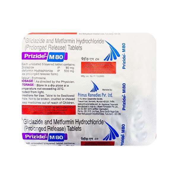 PRIZIDE M 80 Tablet 15's