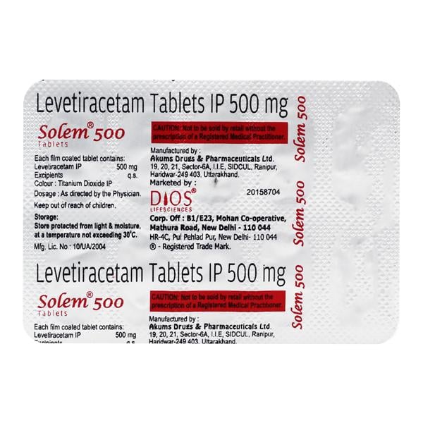 SOLEM 500mg Tablet 10's