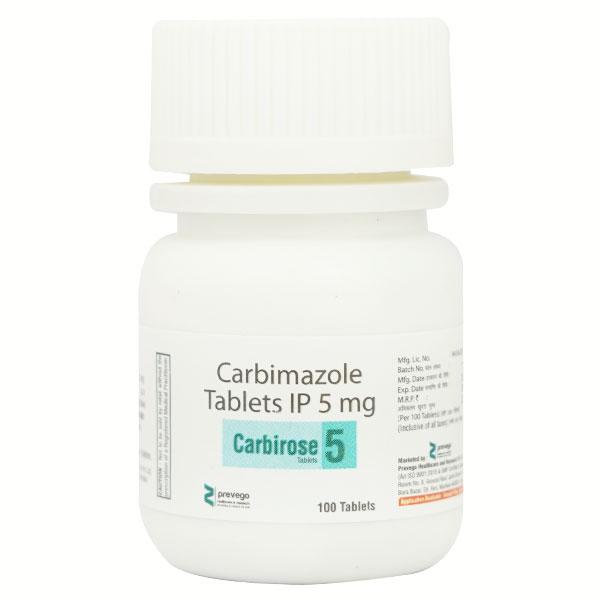 CARBIROSE 5 Tablet 100's