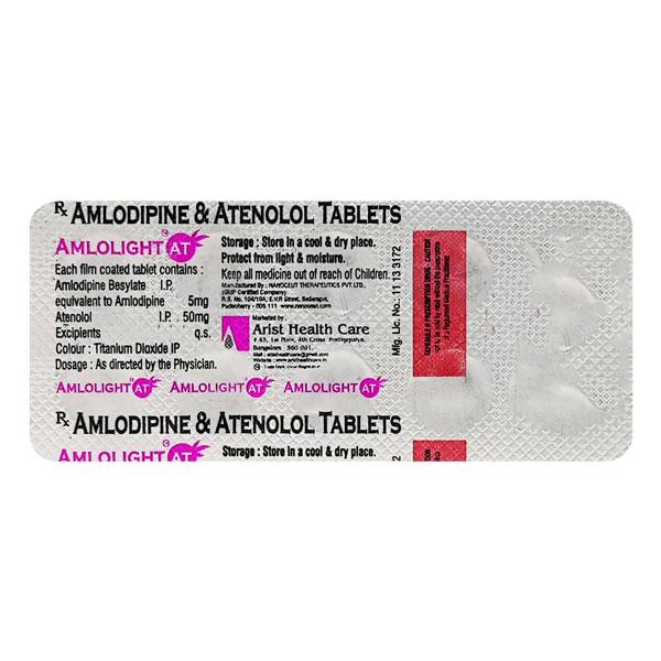 AMLOLIGHT AT 50mg Tablet 10's