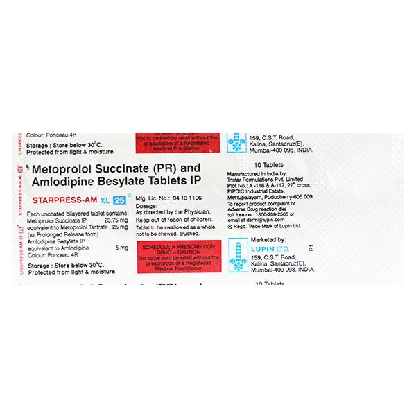 Starpress AM XL 25mg Tablet 10'S