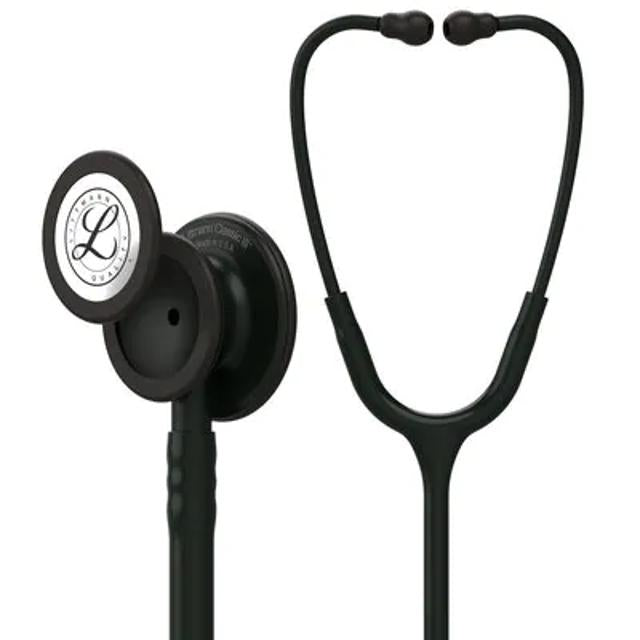 3M Littmann Classic III Monitoring Stethoscope (5803) - Black Edition Chestpiece Black Tube