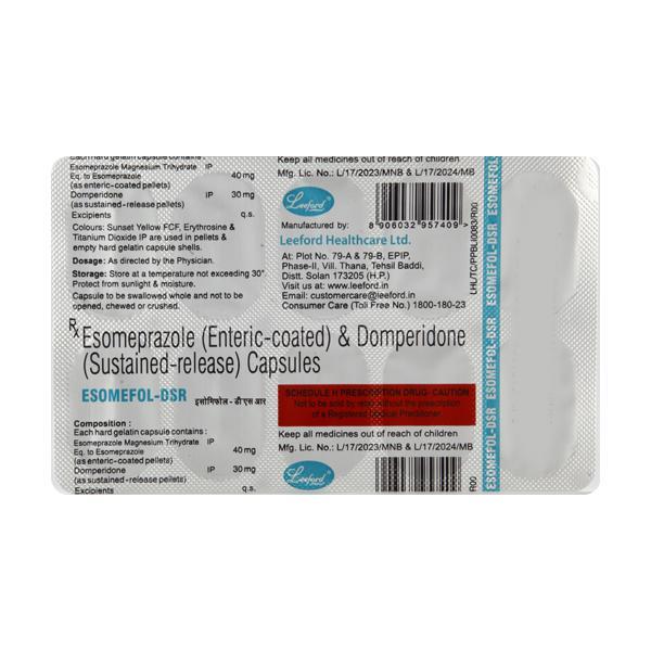 Esomefol DSR 30/40mg Capsule 10'S