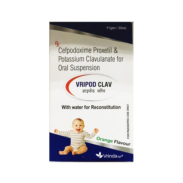 VRIPOD CLAV ORANGE FLAVOUR Oral Suspension 30ml