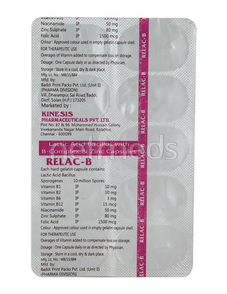 Relac B Capsule 10'S