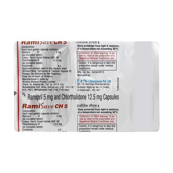 Ramisave CH 5mg Capsule 10'S