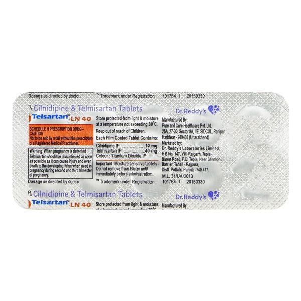 TELSARTAN LN 40 Tablet 10's